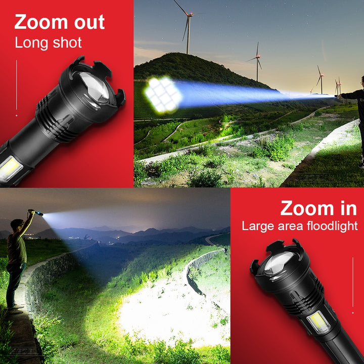 High Lumen Tactical Flashlight - Image 2