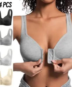 4pcs-front-closure-push-up-bras