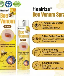 Bee Venom Spray Joint Relief Wart Treatment, Two Effects in One Bottle
