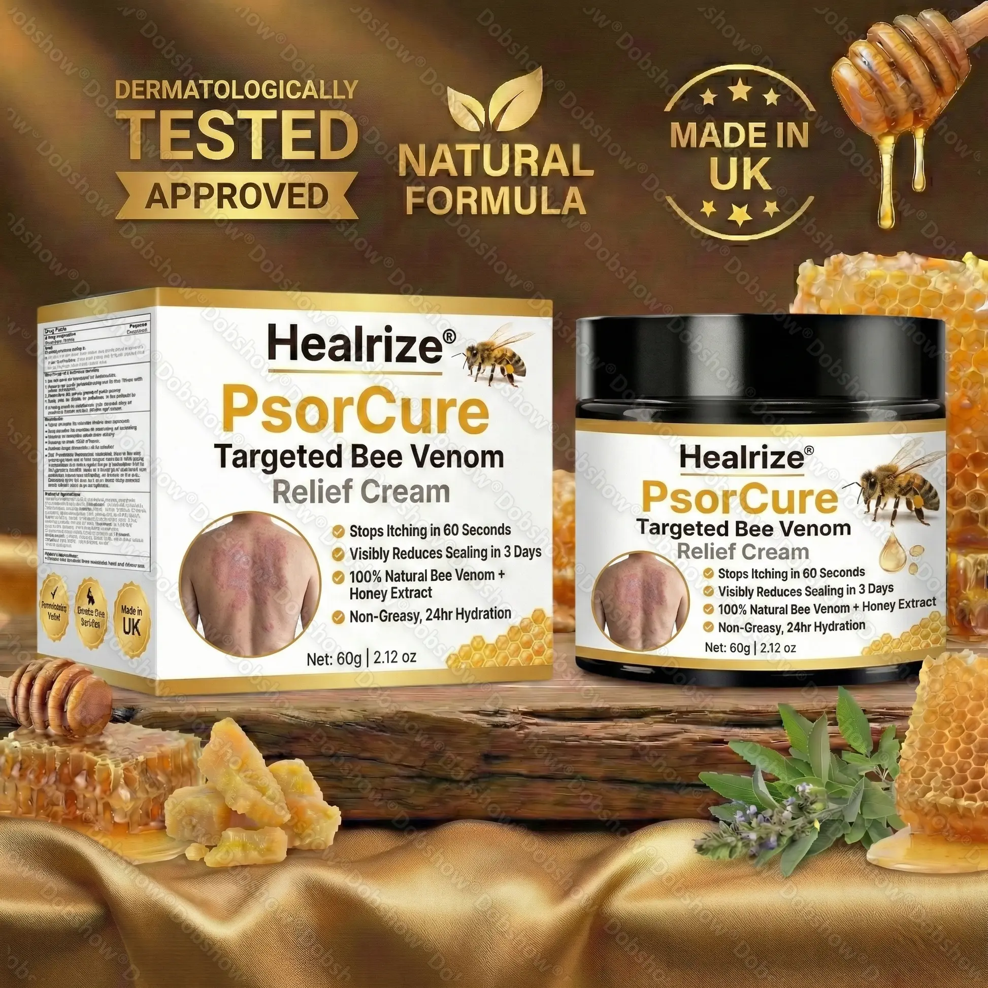 PsorCure Targeted Bee Venom Relief Cream