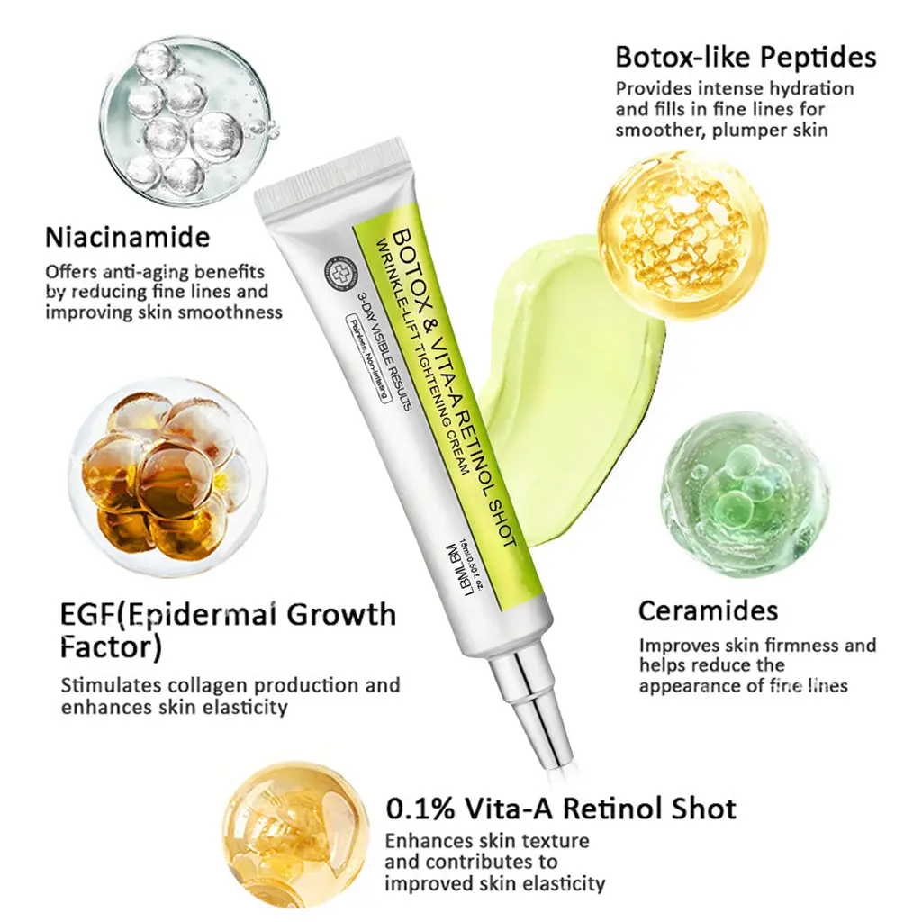 Advanced Peptide Botox-Style Vita-A Retinol Lifting Renewal Cream Today Only 70 OFF - Image 13