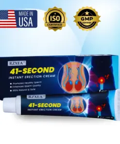 41-Second Instant Erection Cream Instant Lift. Hours of Confidence