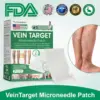 VeinTarget Microneedle Patch Once Daily, Visible Results in 7 Days