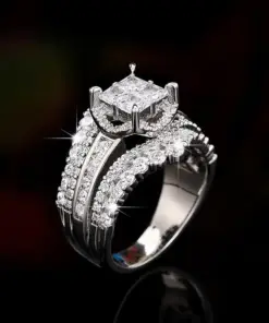 Magnetology Moissanite Diamond RingLAST DAY SALE - 80 OFF