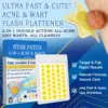 2-in-1 Microneedle & Hydrocolloid Star Patch
