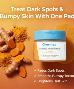 Kojic Acid Turmeric TX Toner Pad 70pads - Dark Spot & Pigmentation Care for Uneven Skin Tone