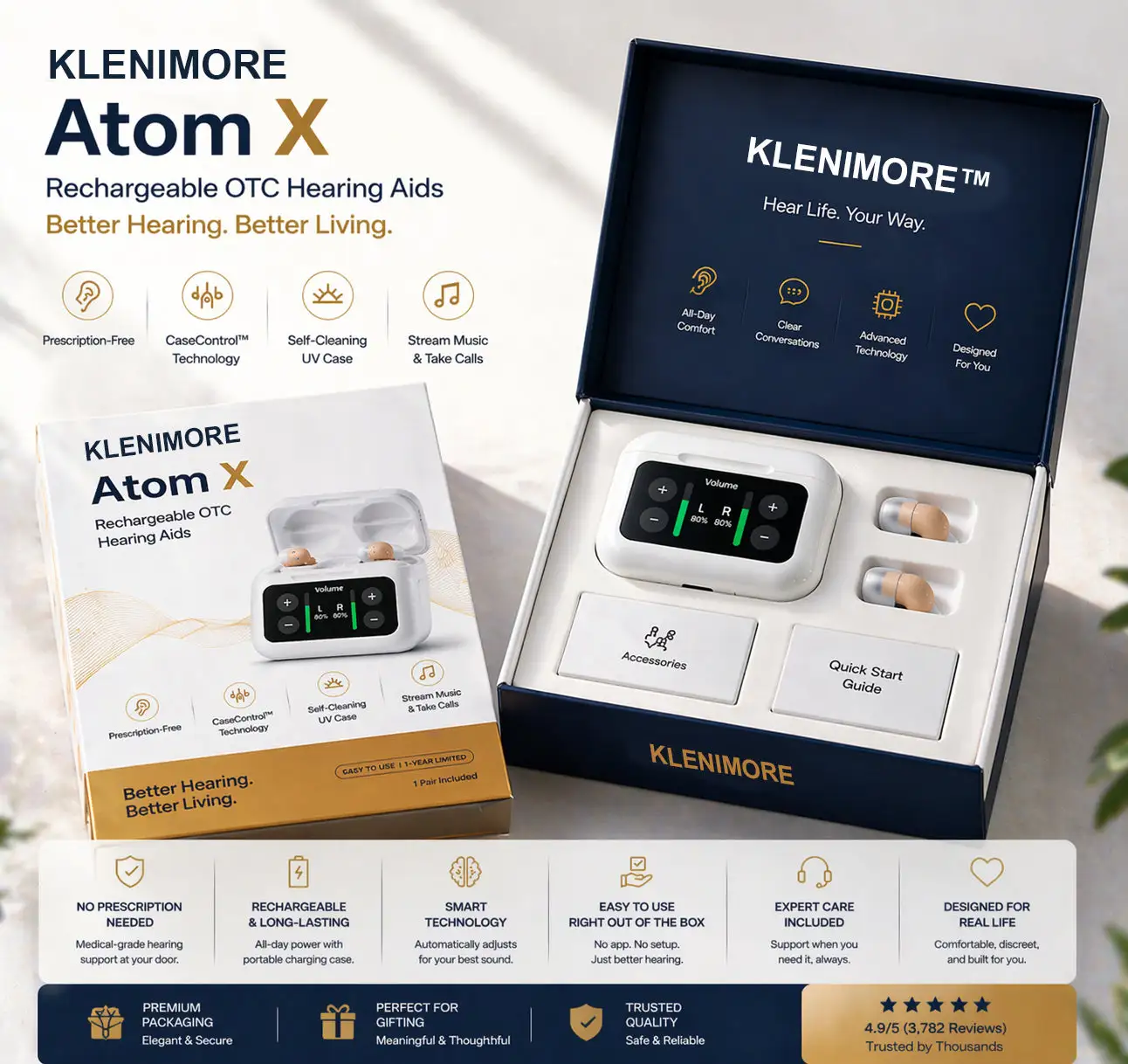 Atom X Smart Hearing Aids — Hear Clearly, Feel Confident Again - Image 4