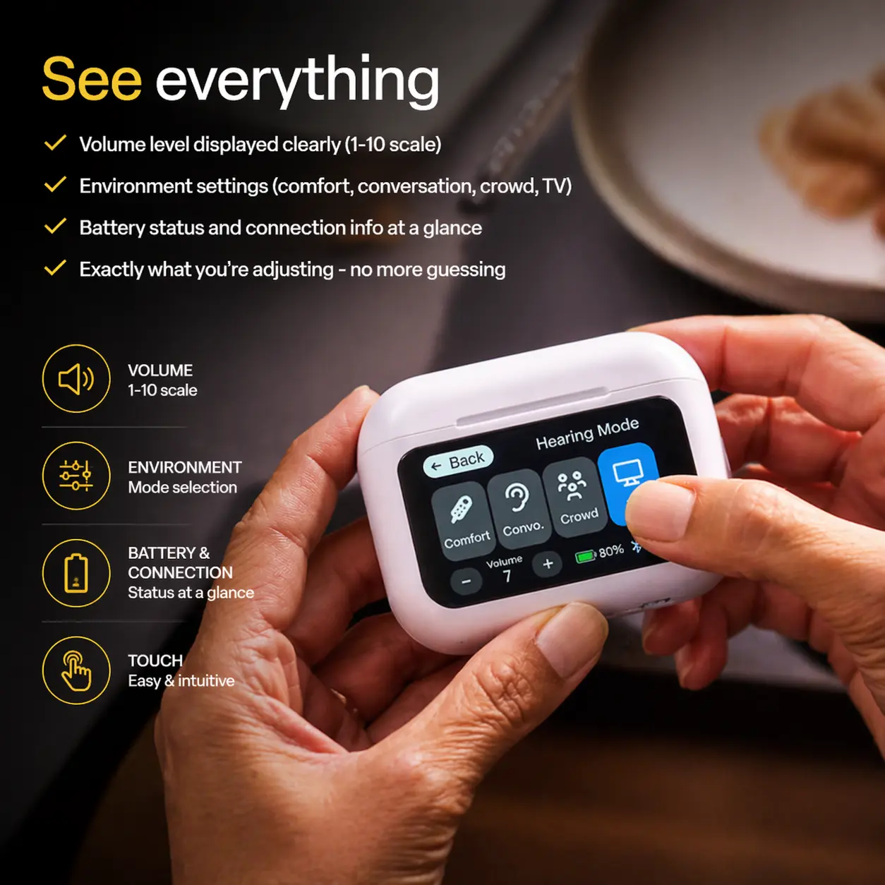 Atom X Smart Hearing Aids — Hear Clearly, Feel Confident Again - Image 6