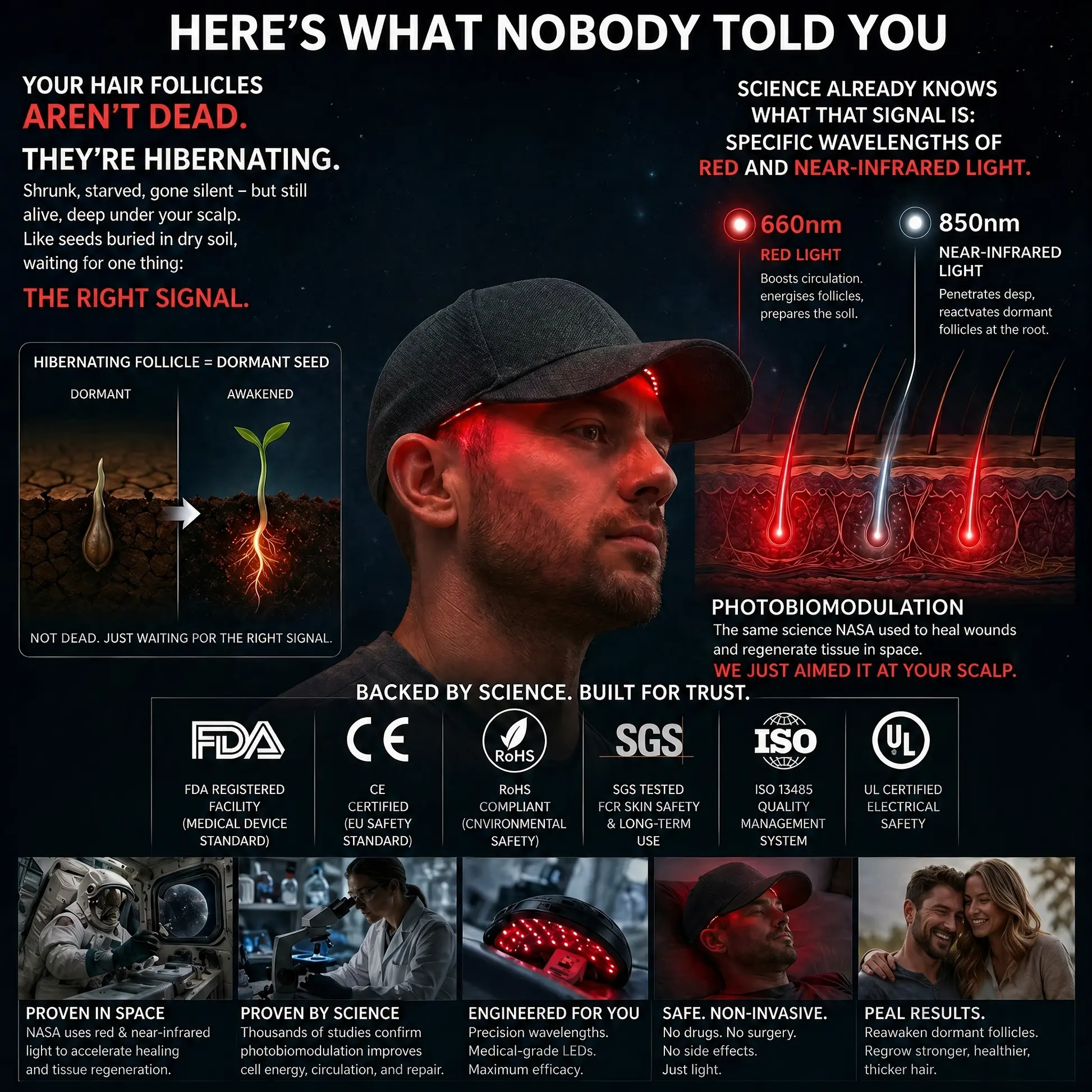 Red Light Cap — Regrow Hair, Reduce Shedding - Image 2