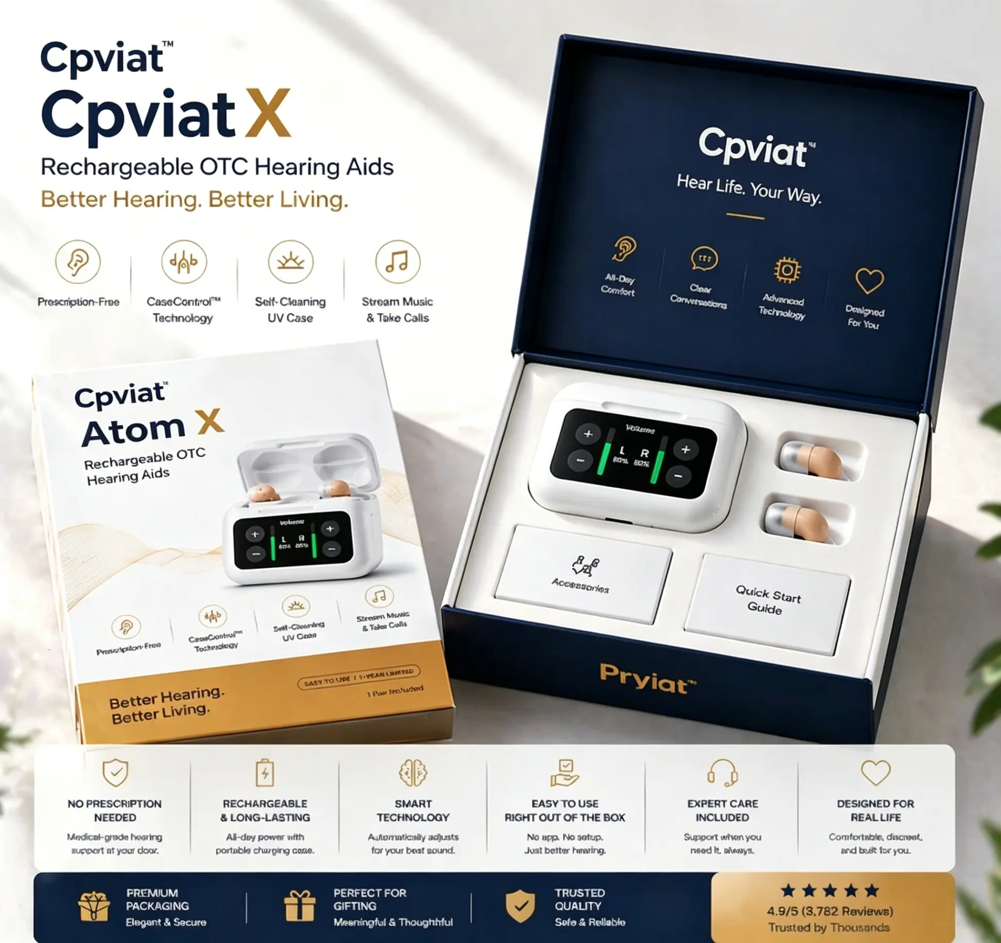 Atom X Smart Hearing Aids — Hear Clearly, Feel Confident Again - Image 5