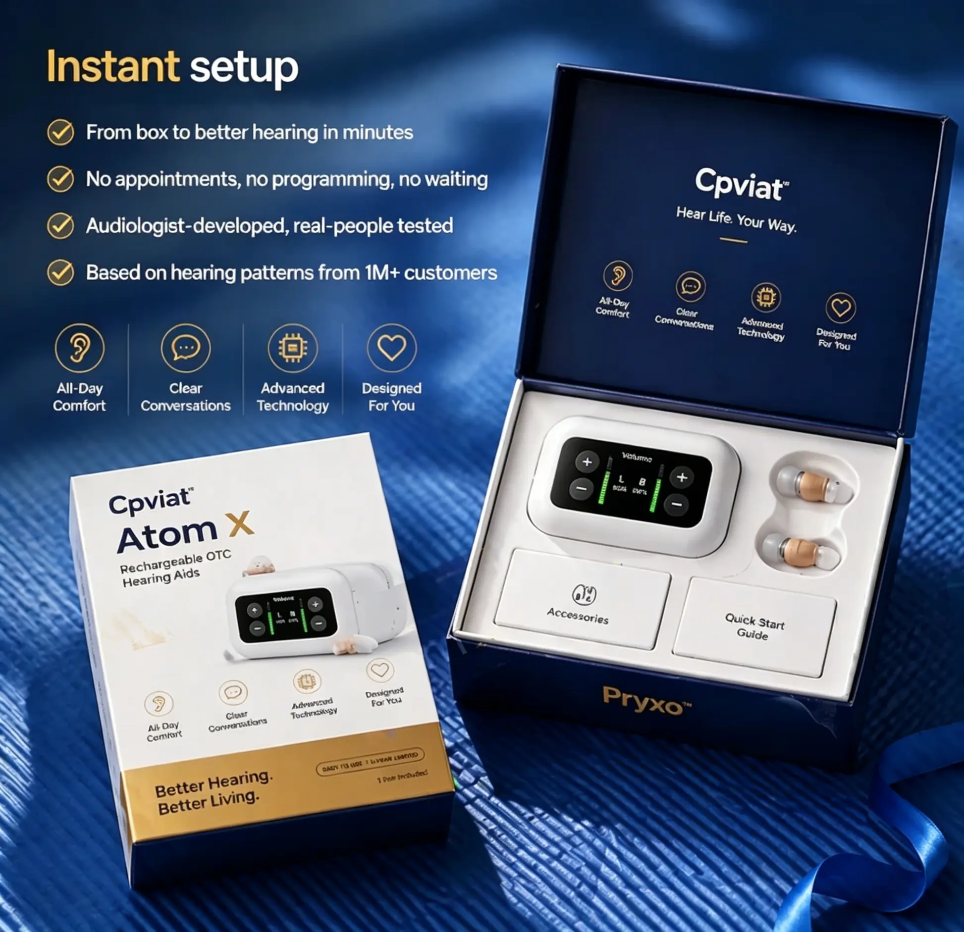 Atom X Smart Hearing Aids — Hear Clearly, Feel Confident Again - Image 6