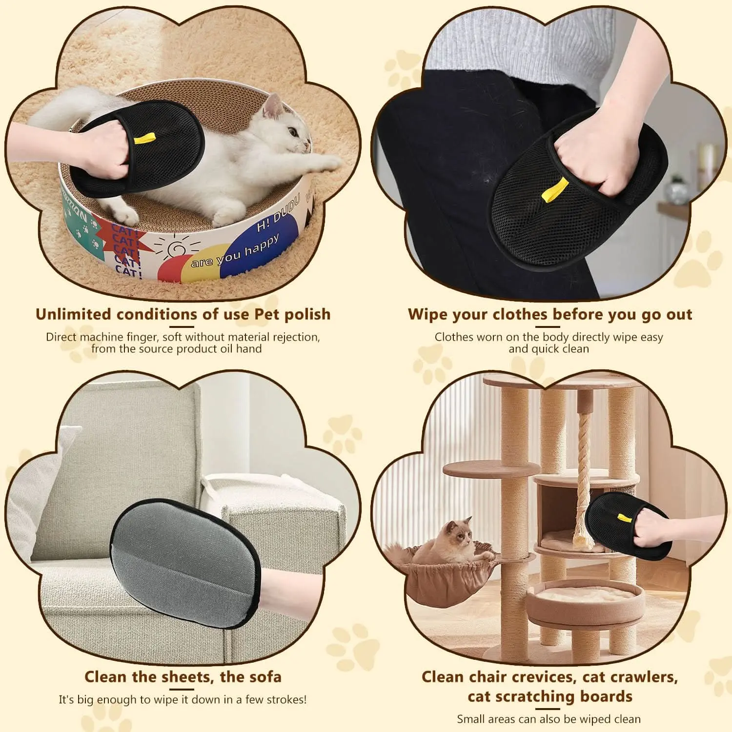 Pet Hair Remover Electrostatic Gloves - Image 10