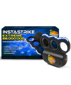 INSTASTRIKE Extreme 28,000,000 Knuckle Stun Ring Bright Light, Bold Defense