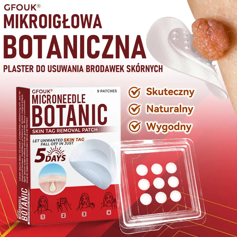 Patches for removing warts and moles using plant-based micro-needles