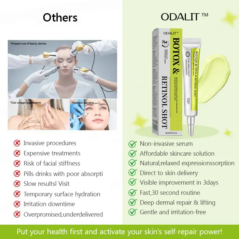 Botox Retinol Shot - Eraser for Deep Wrinkles, Sagging Jowls Puffy Eyes - Image 9