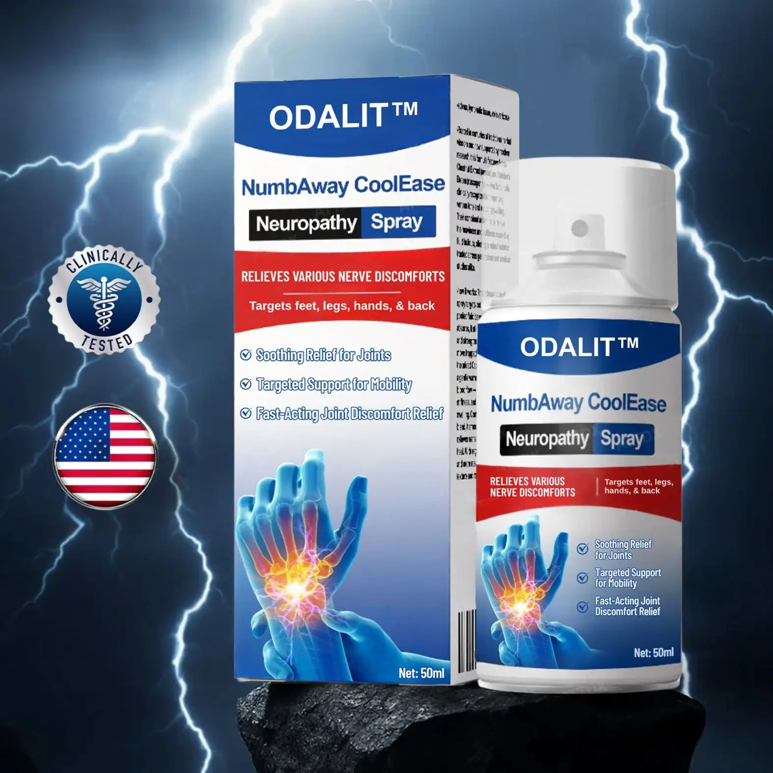 NumbAway CoolEase Neuropathy Spray
