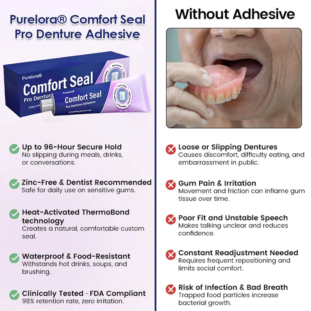 Comfort Seal Pro Denture Adhesive - Image 6
