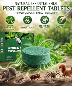 Natural Peppermint Rodent Repellent Tablets