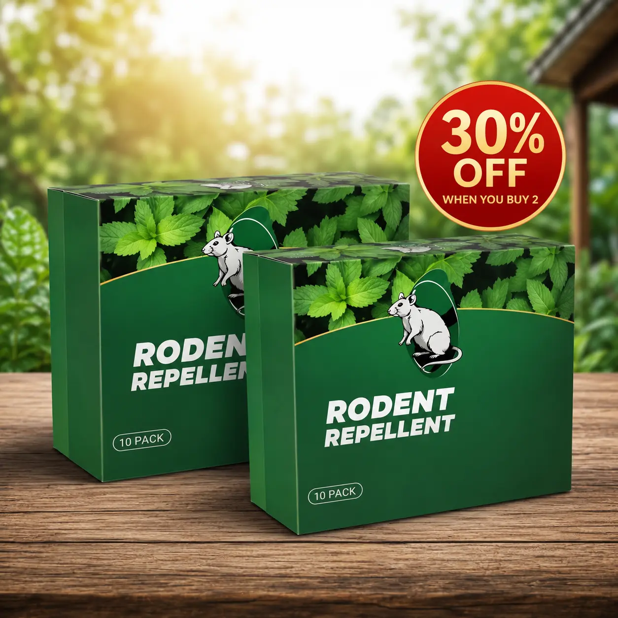 Natural Peppermint Rodent Repellent Tablets - Image 10