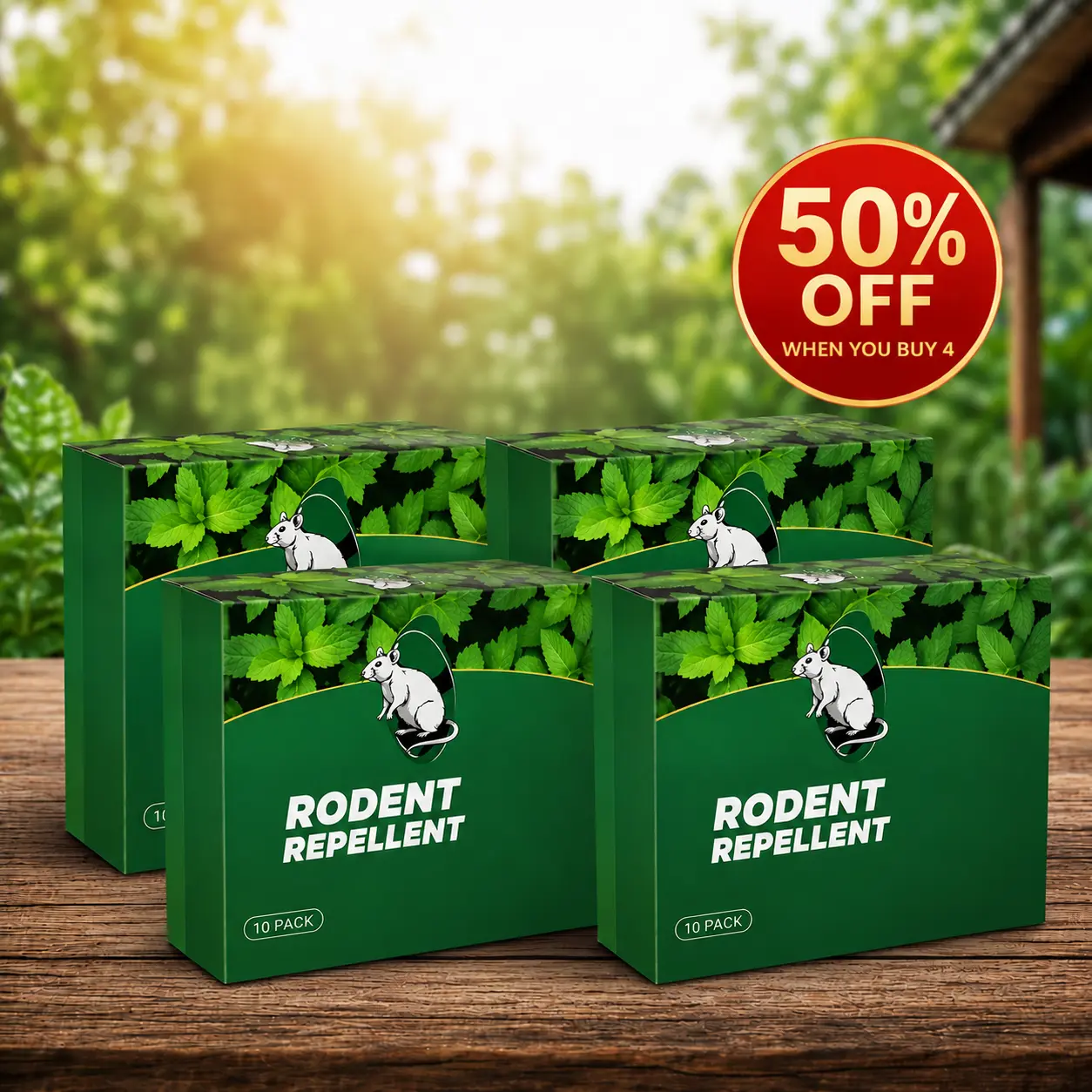 Natural Peppermint Rodent Repellent Tablets - Image 12
