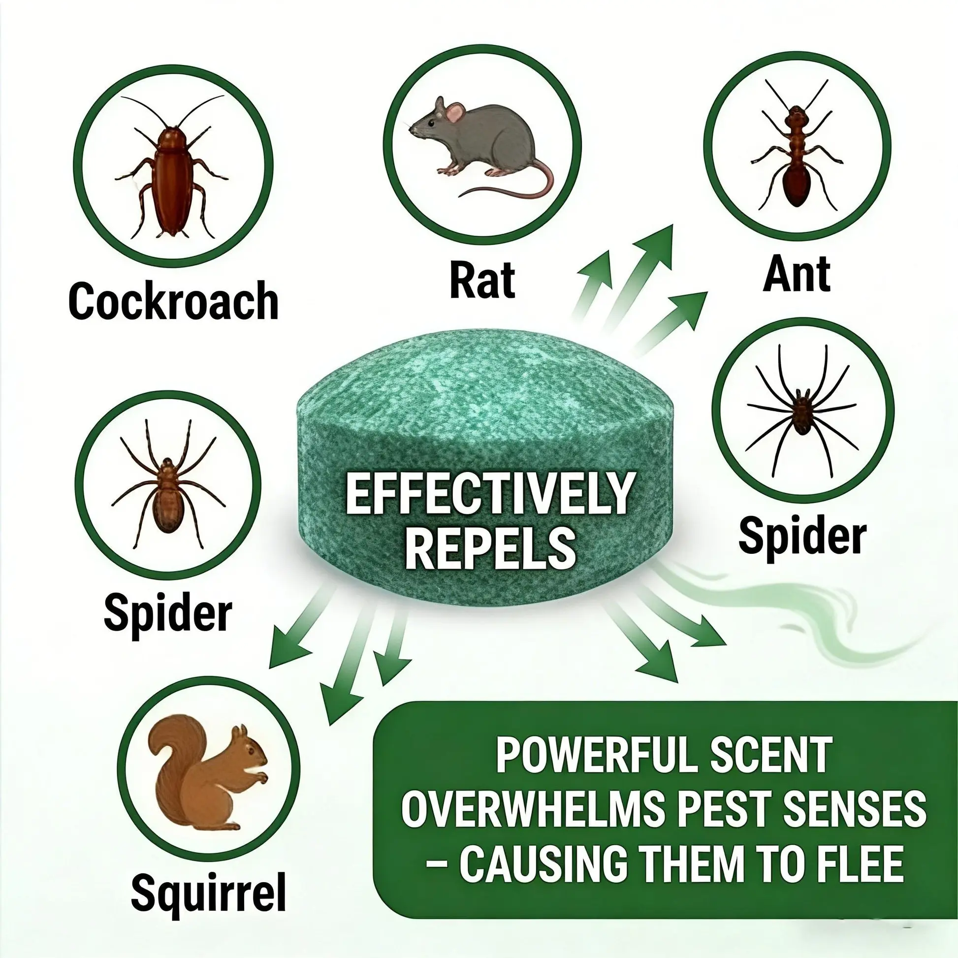 Natural Peppermint Rodent Repellent Tablets - Image 5