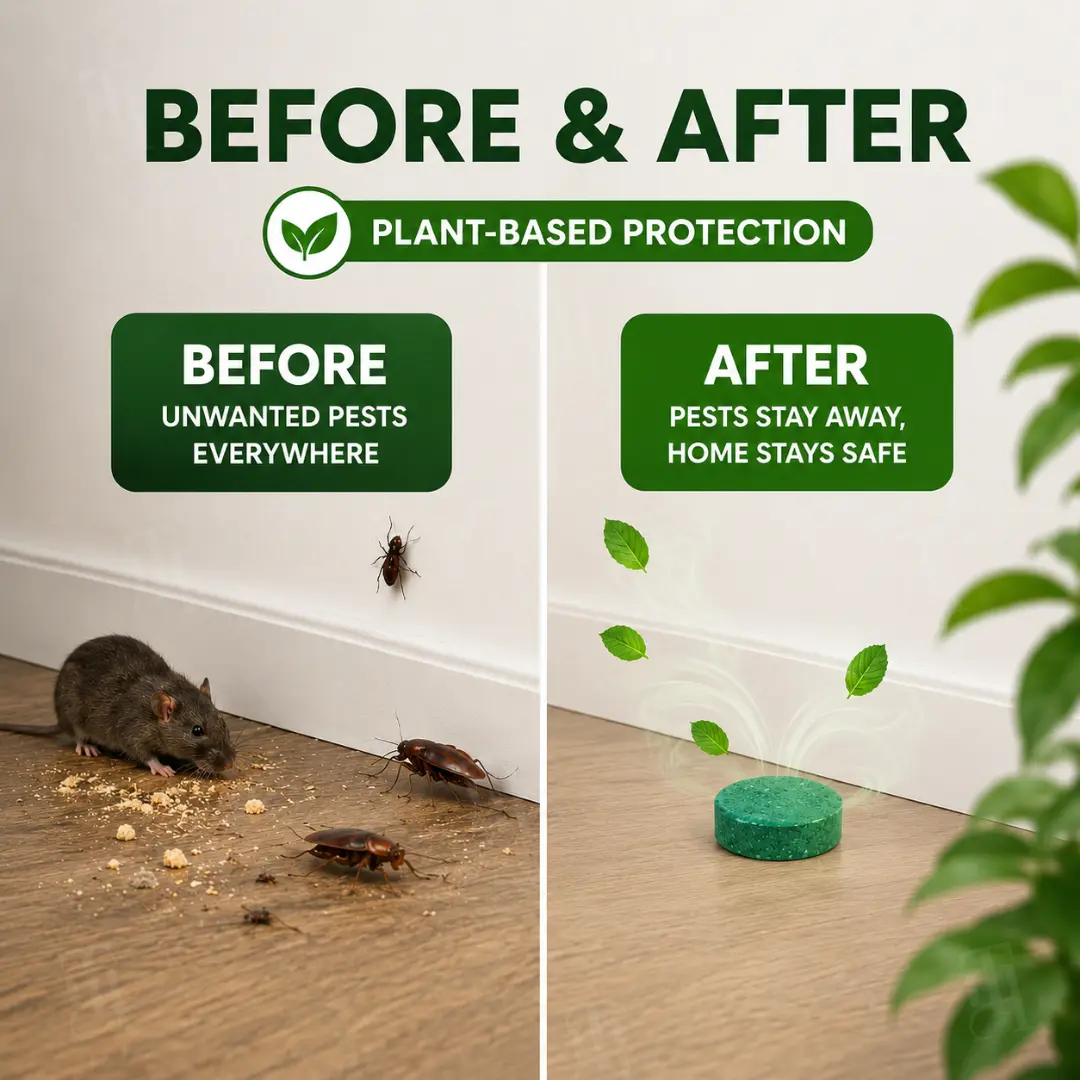 Natural Peppermint Rodent Repellent Tablets for Home & Garage - Image 2