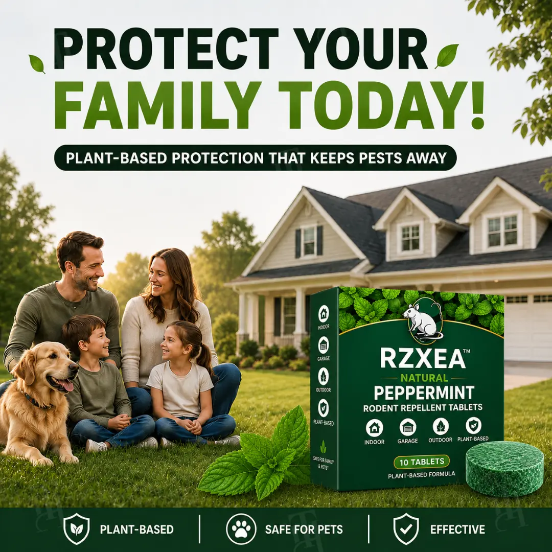 Natural Peppermint Rodent Repellent Tablets for Home & Garage - Image 4