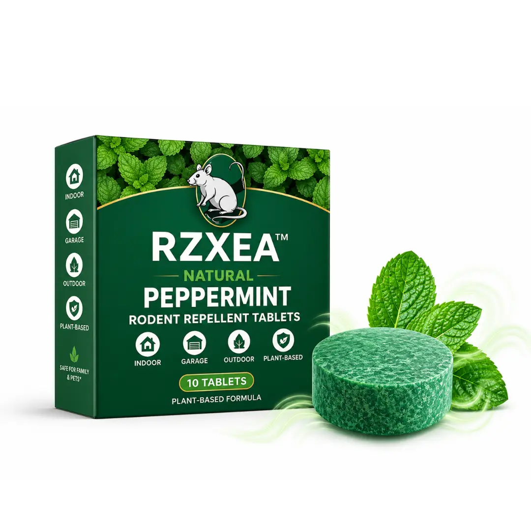 Natural Peppermint Rodent Repellent Tablets for Home & Garage - Image 8