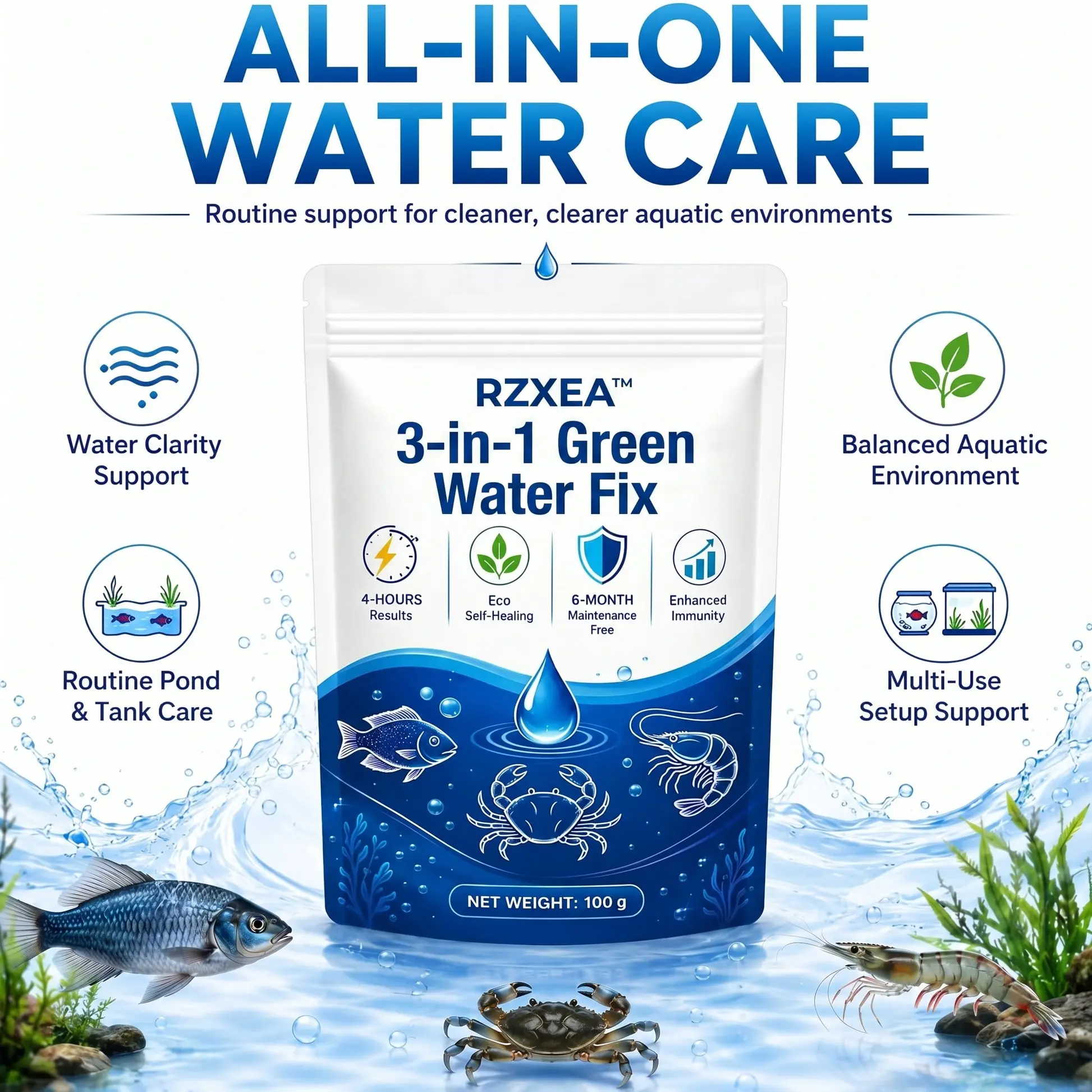 3-in-1 Green Water Fix