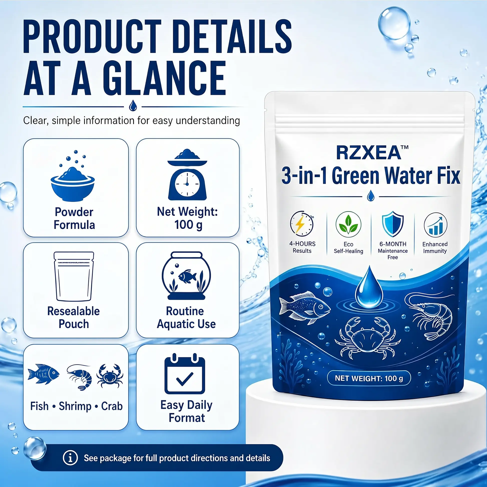 3-in-1 Green Water Fix - Image 6