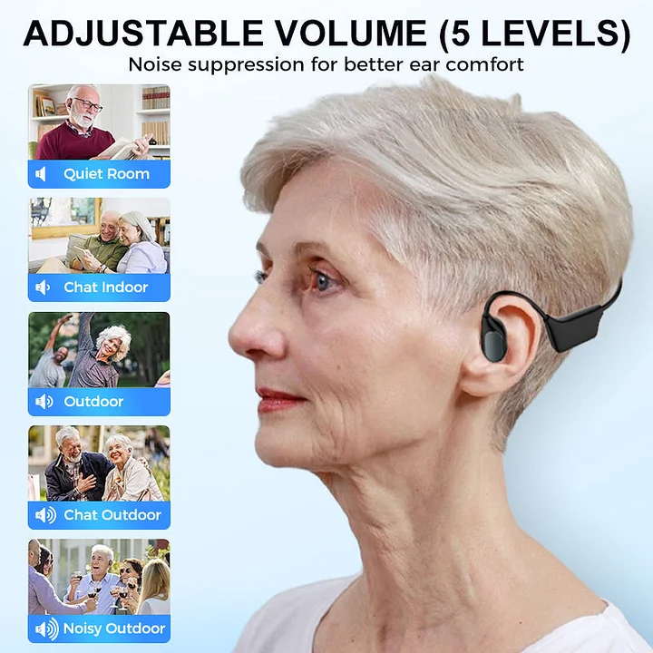 ROSOPL X1 Hear the Joy Again — Smart Bone Conduction Hearing Headphones 1 - Image 2
