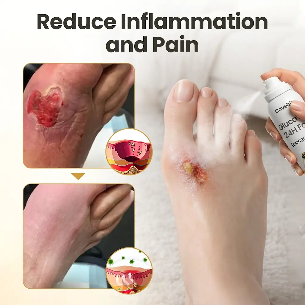 GlucaVeil 24H Foot Barrier Spray - Image 4