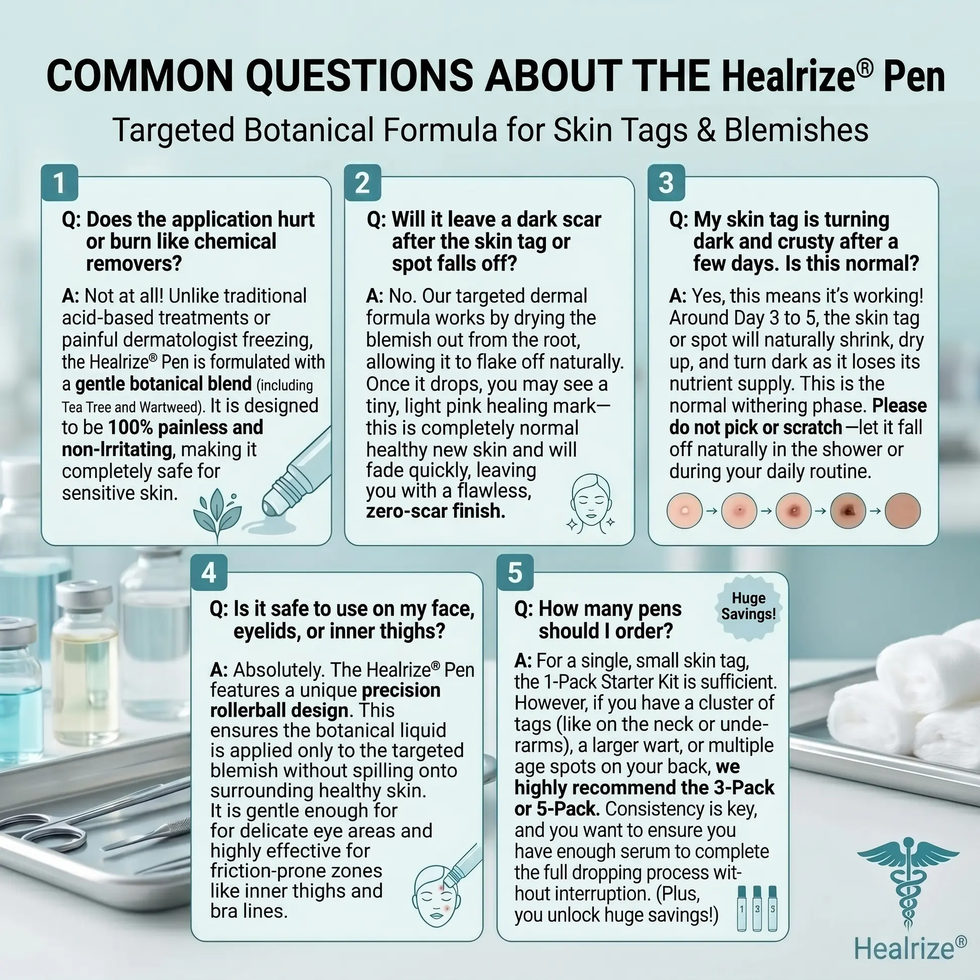 7-Day Skin Tag & Spot Eraser Painless & Scar-Free Advanced Imperfection Removal Rollerball Pen - Image 10