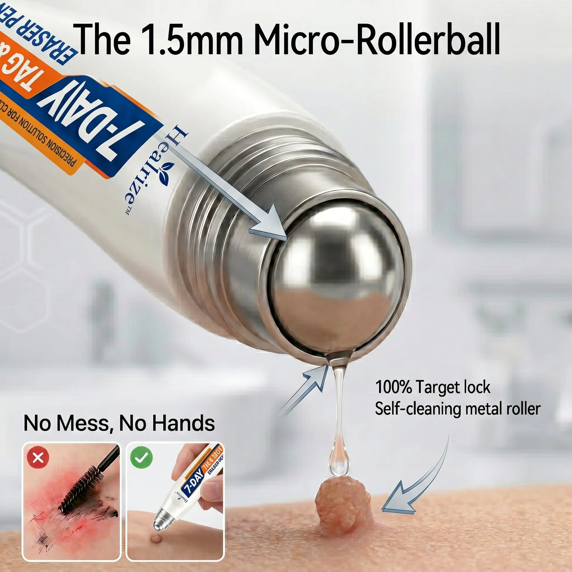 7-Day Skin Tag & Spot Eraser Painless & Scar-Free Advanced Imperfection Removal Rollerball Pen - Image 7