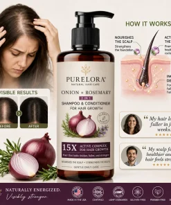 2-in-1 Onion & Rosemary Shampoo + Conditioner