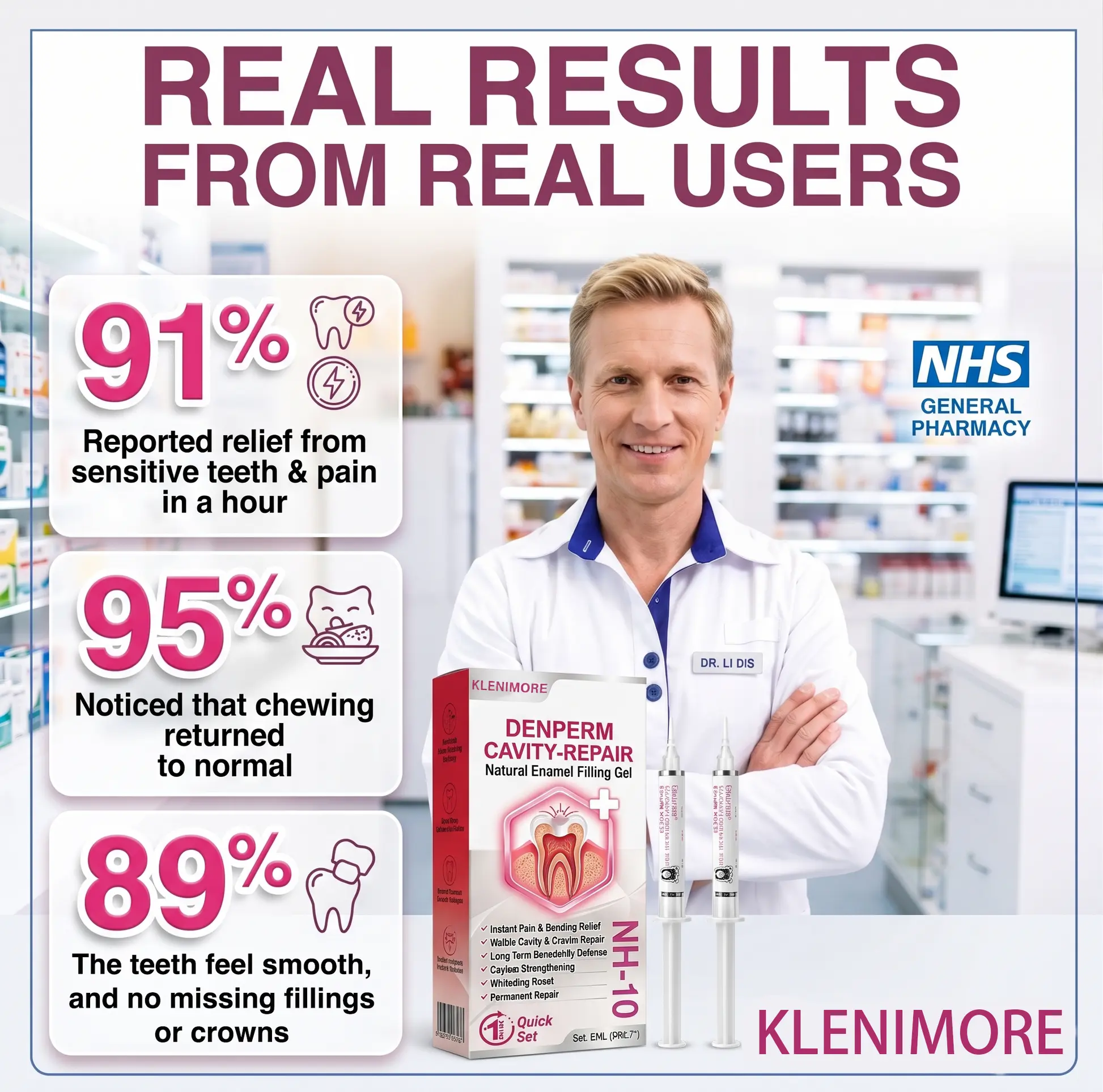 KLENIMORE DenPerm Cavity-Repair Natural Gel - Image 5