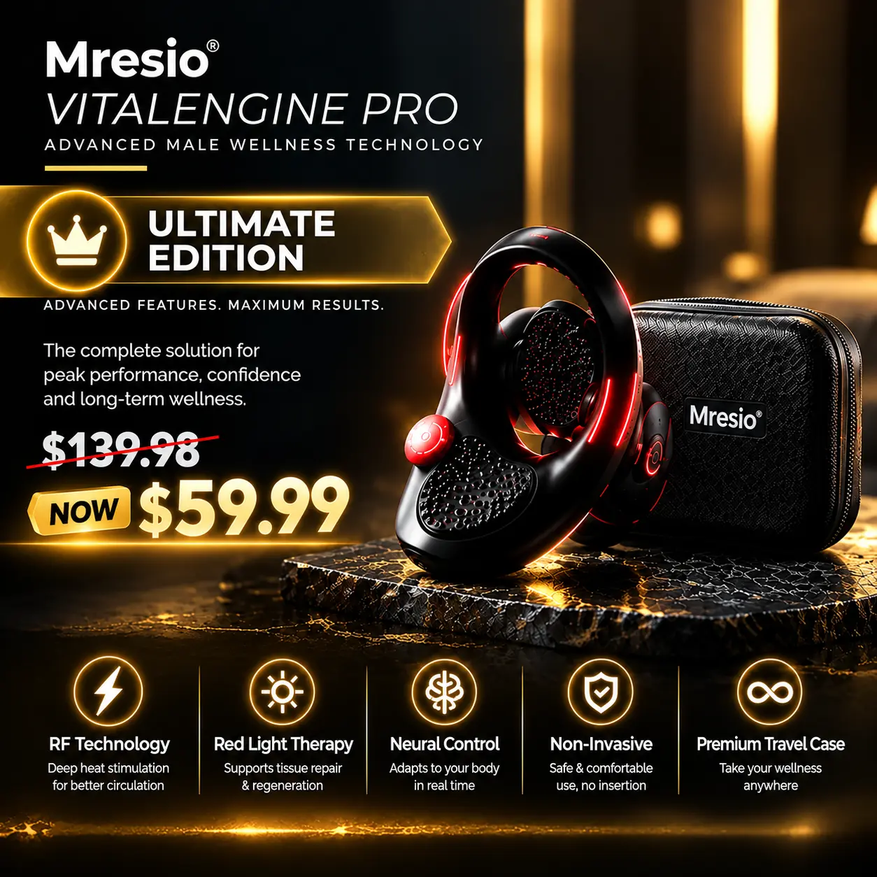 VitalEngine Pro Advanced 5-in-1 Male Wellness & Performance System - Image 7
