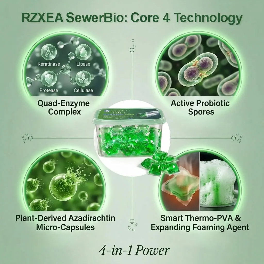 4-in-1 SewerBio Probiotic Drain Repair Pods - Image 10