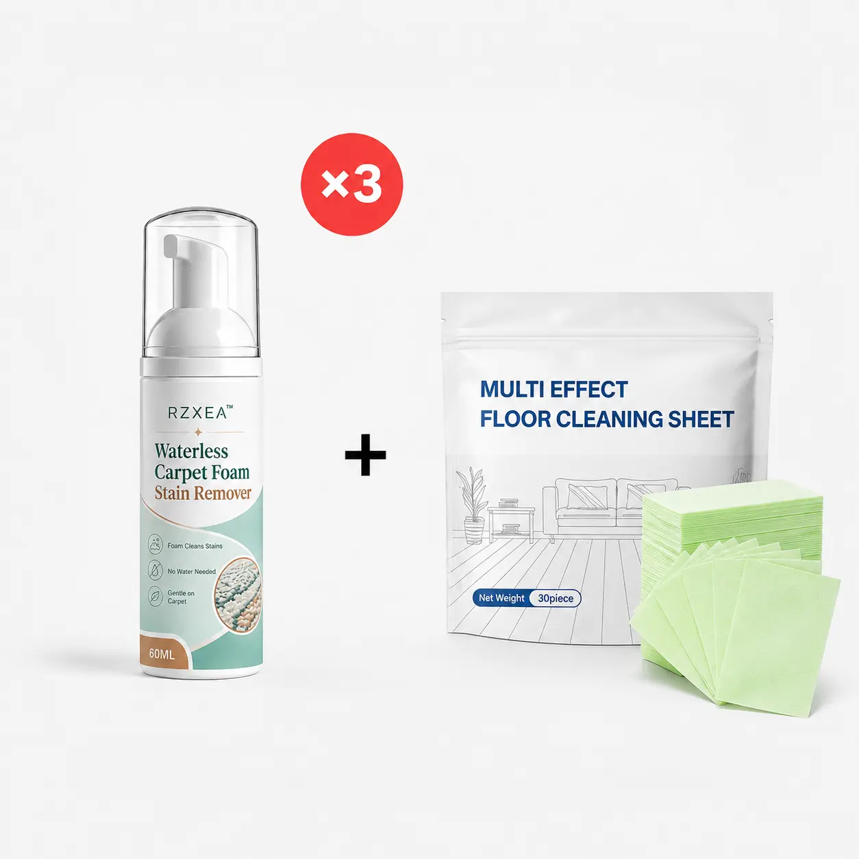 Waterless Carpet Foam Stain Remover - Image 11