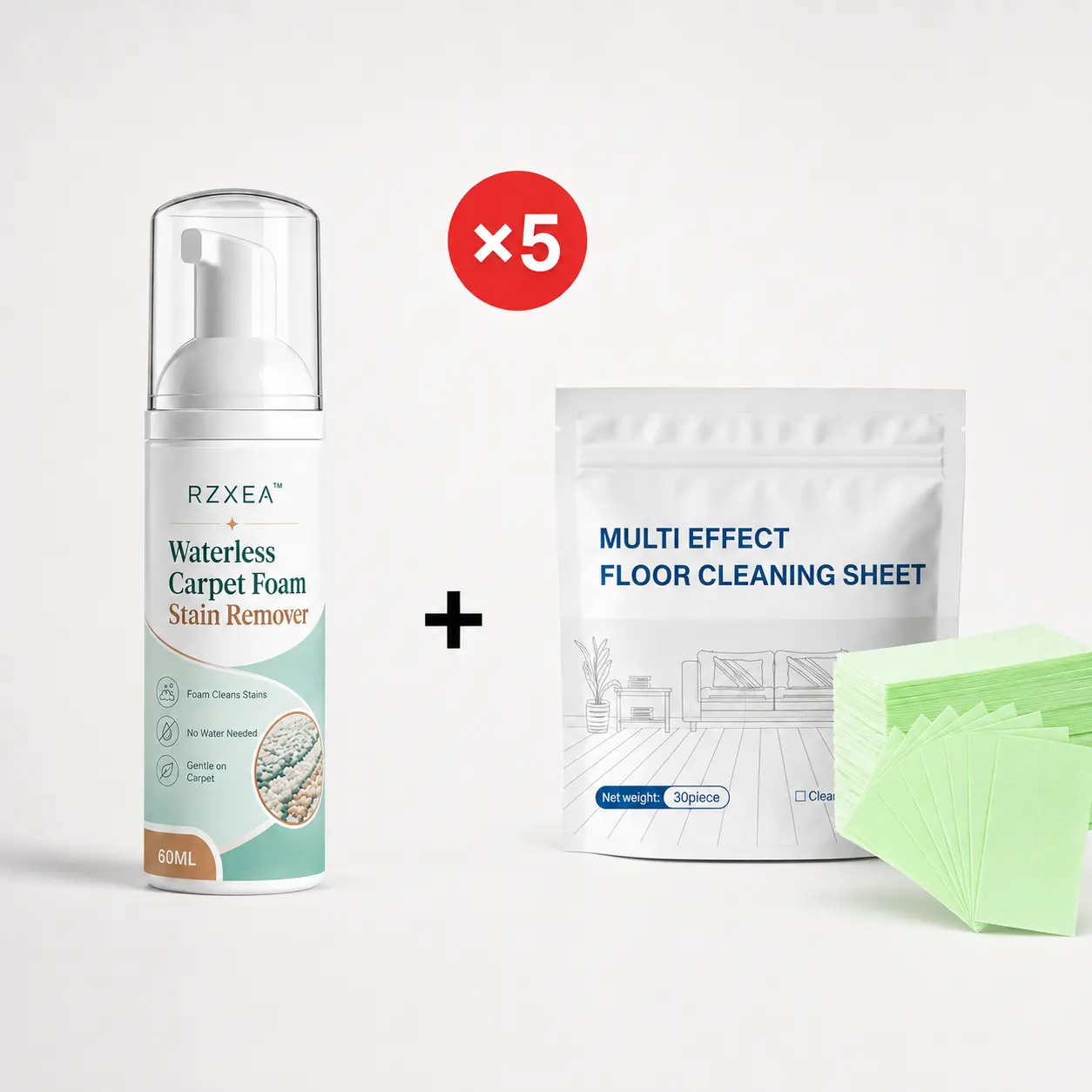Waterless Carpet Foam Stain Remover - Image 12