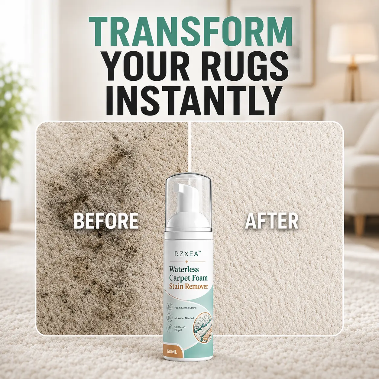 Waterless Carpet Foam Stain Remover - Image 3