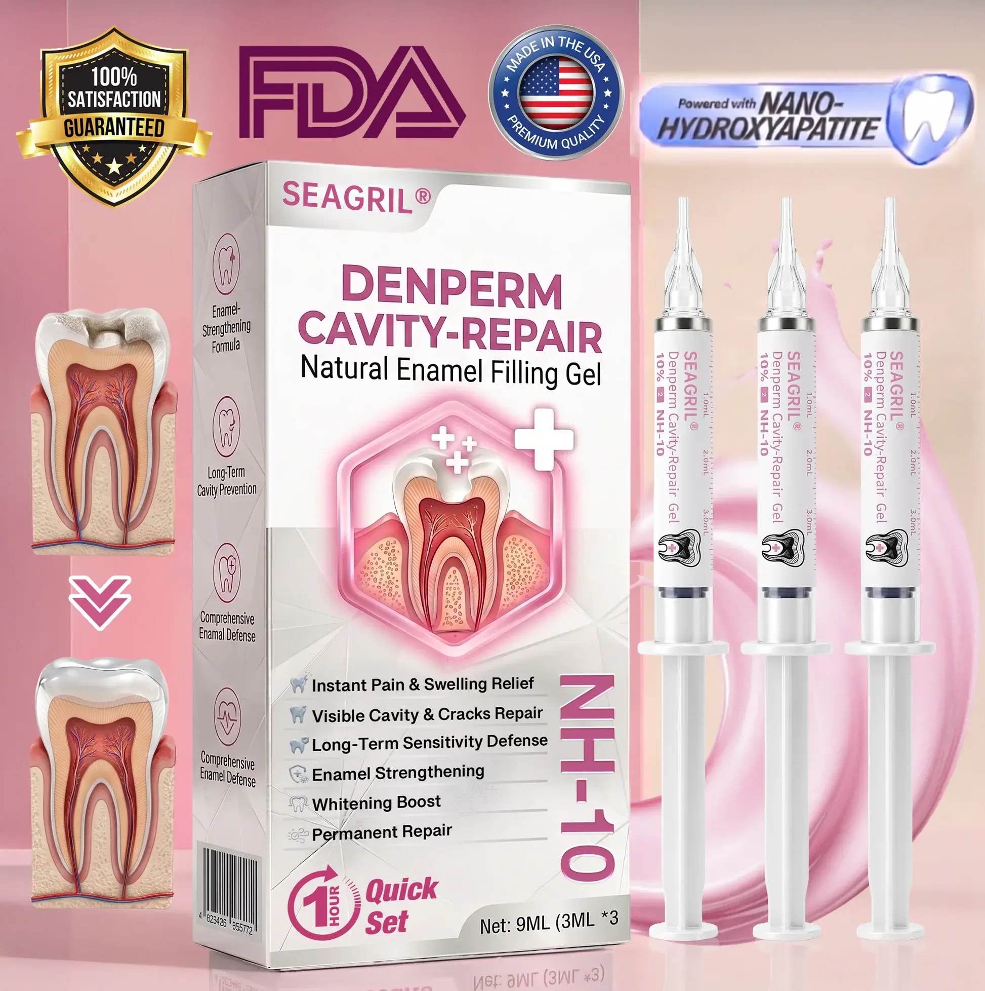 DenPerm Cavity-Repair Natural Gel
