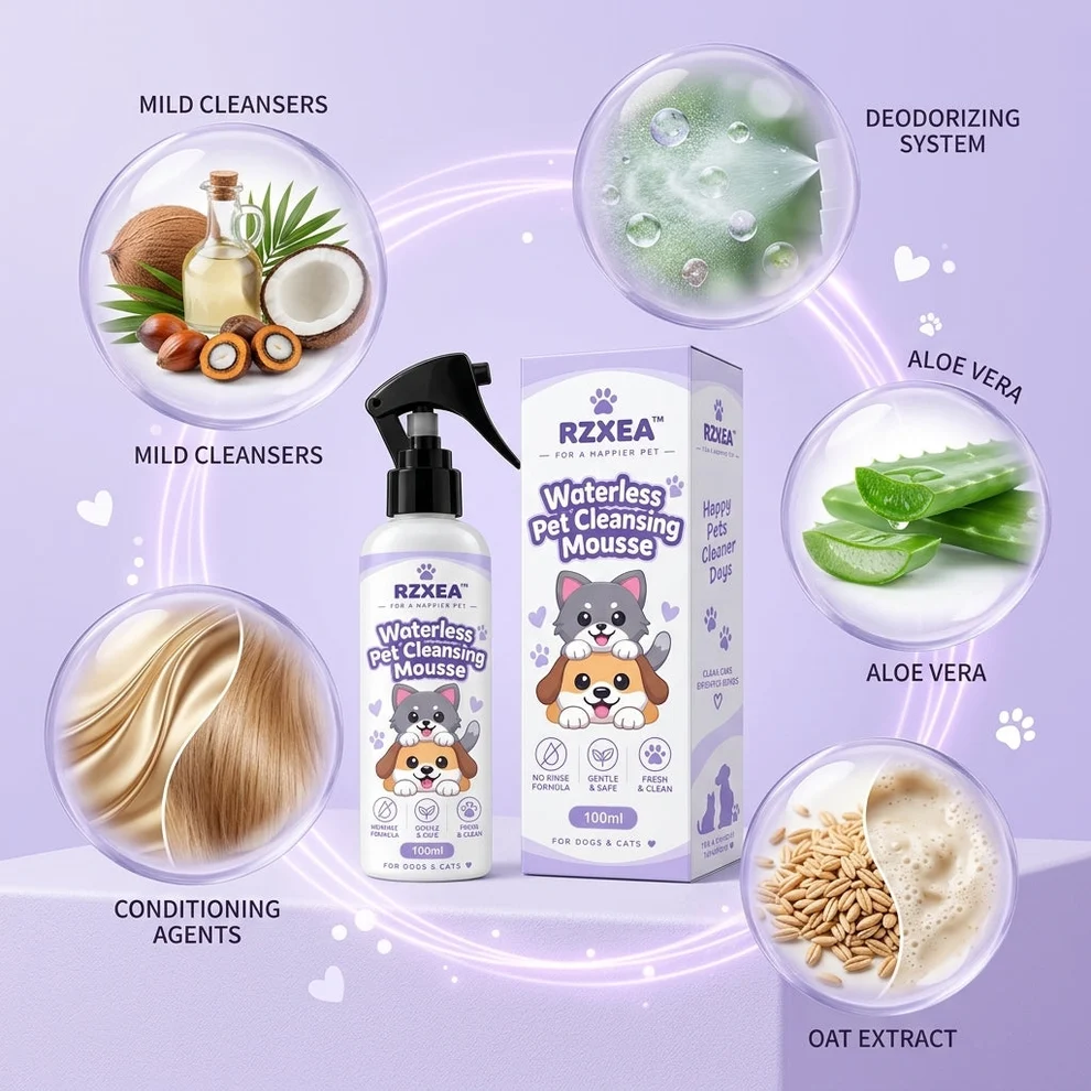 Waterless Pet Cleansing Mousse - Image 4