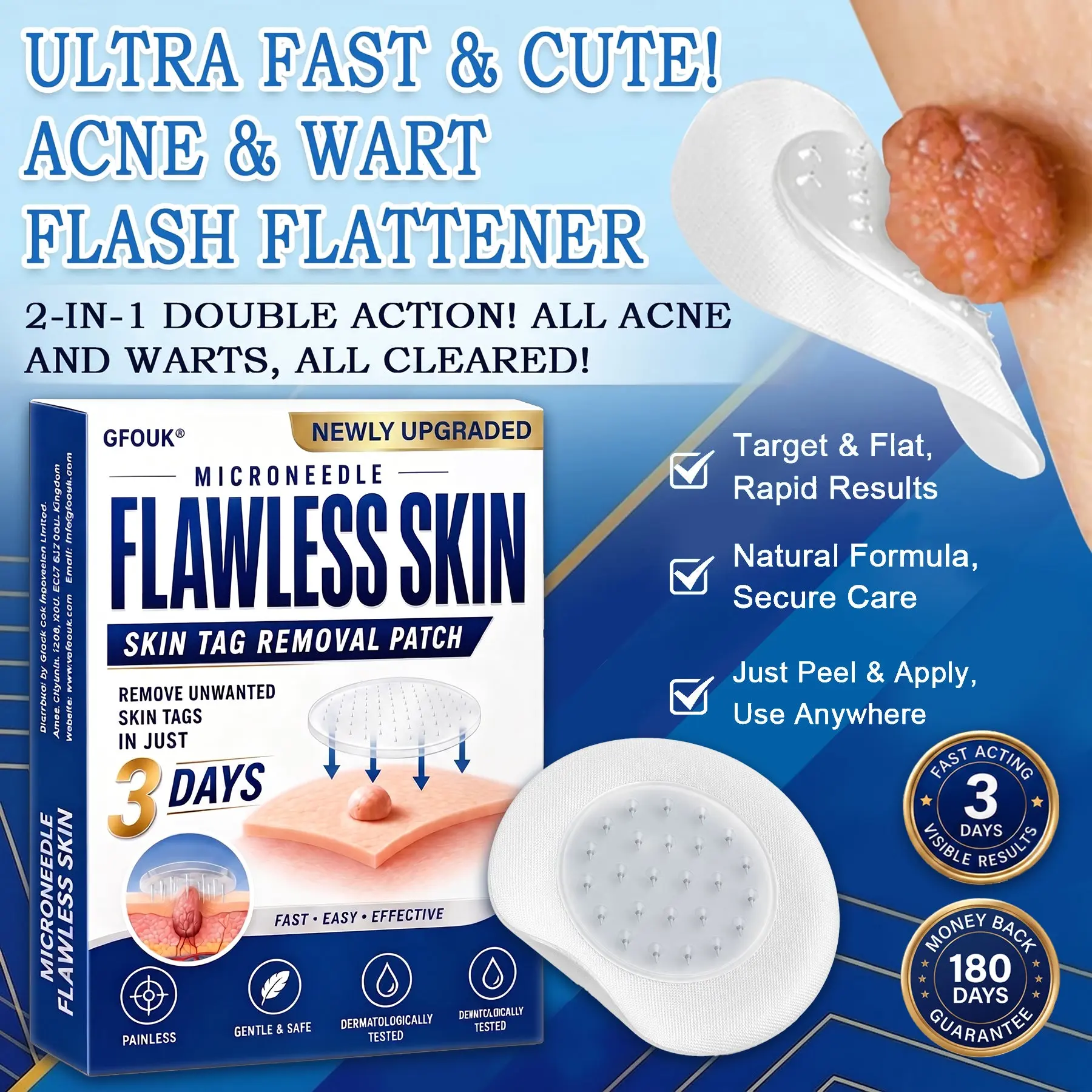 2026 Newly Upgraded 2-in-1 Hydrocolloid Patches