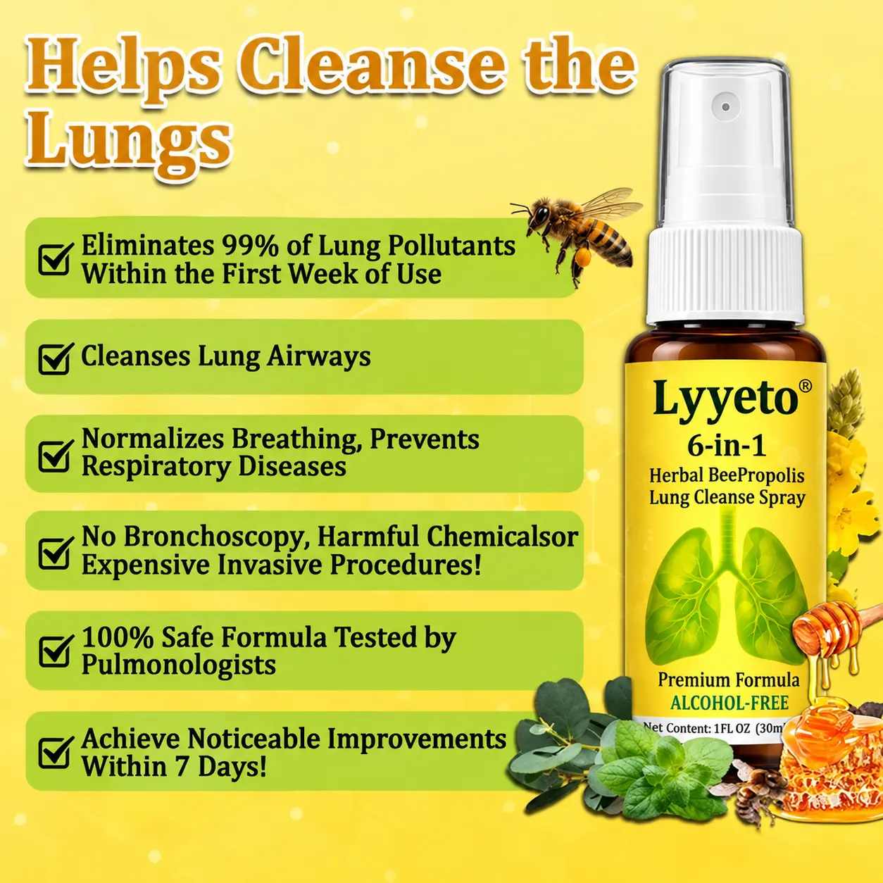 Herbal BeePropolis Cleanse Spray - Image 2