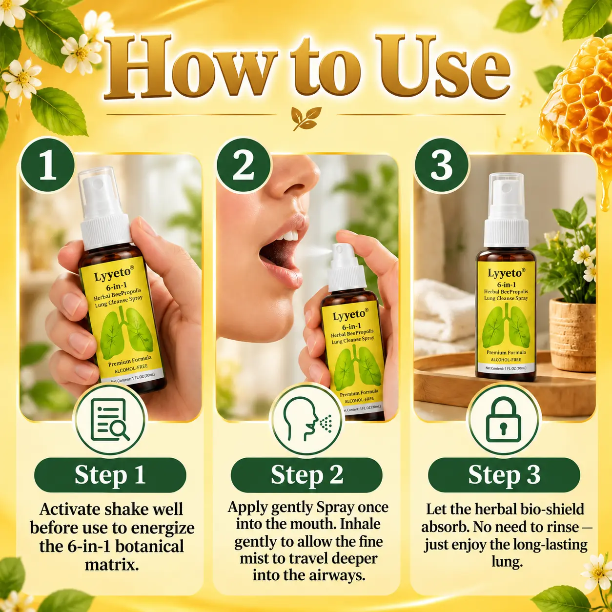 Herbal BeePropolis Cleanse Spray - Image 9